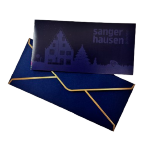 Sangerhausen-Gutschein "Weihnachtsedition" per Post